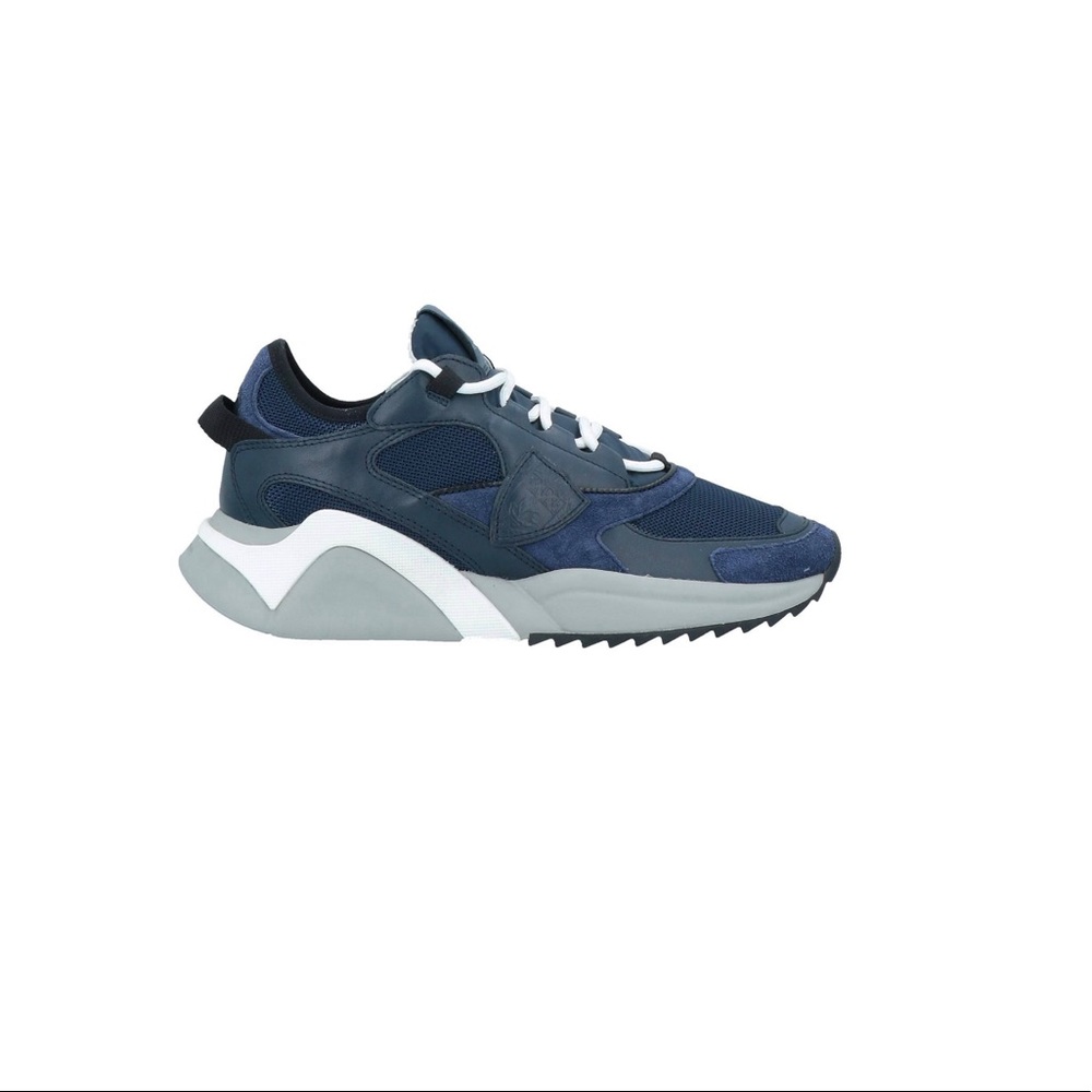 Philippe Model Blue Leather Sneakers US 7 or 37